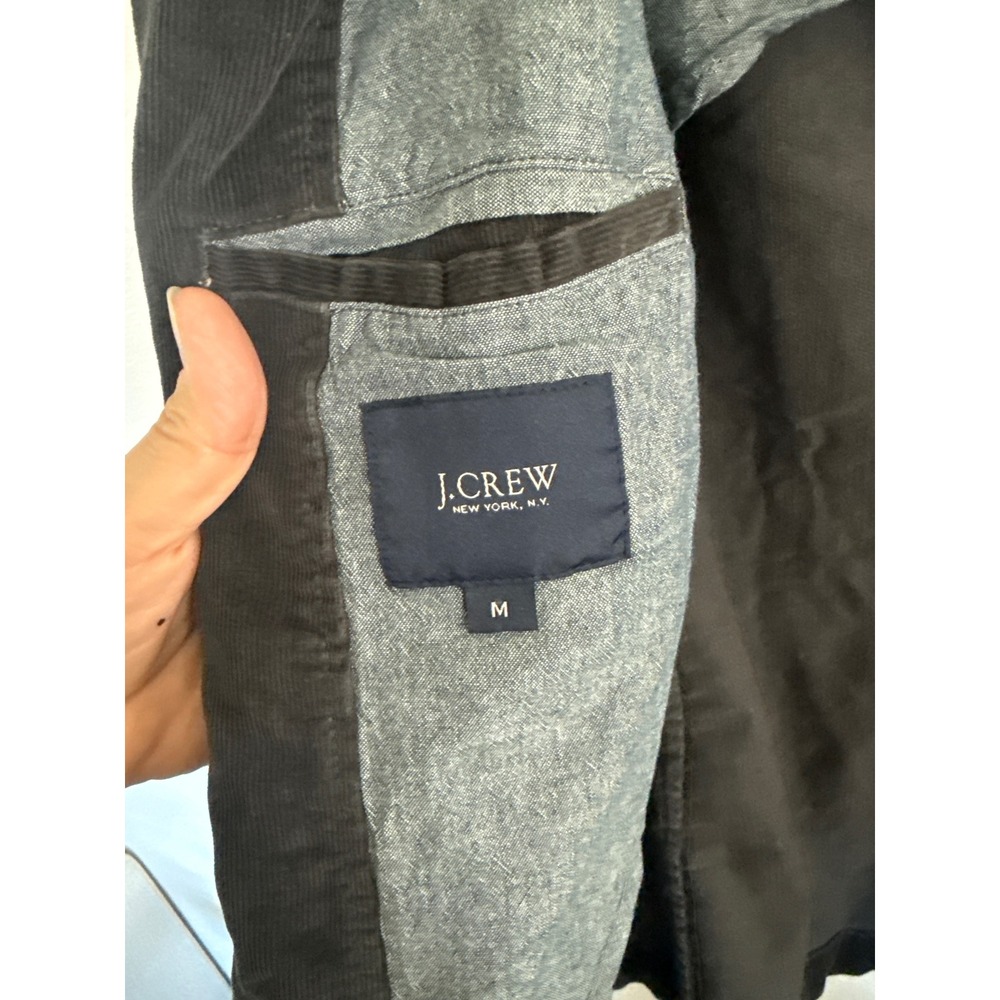 J.Crew Mens Corduroy Blazer Sport Coat Dark Gray Charcoal Size M RN77388 - Picture 5 of 5